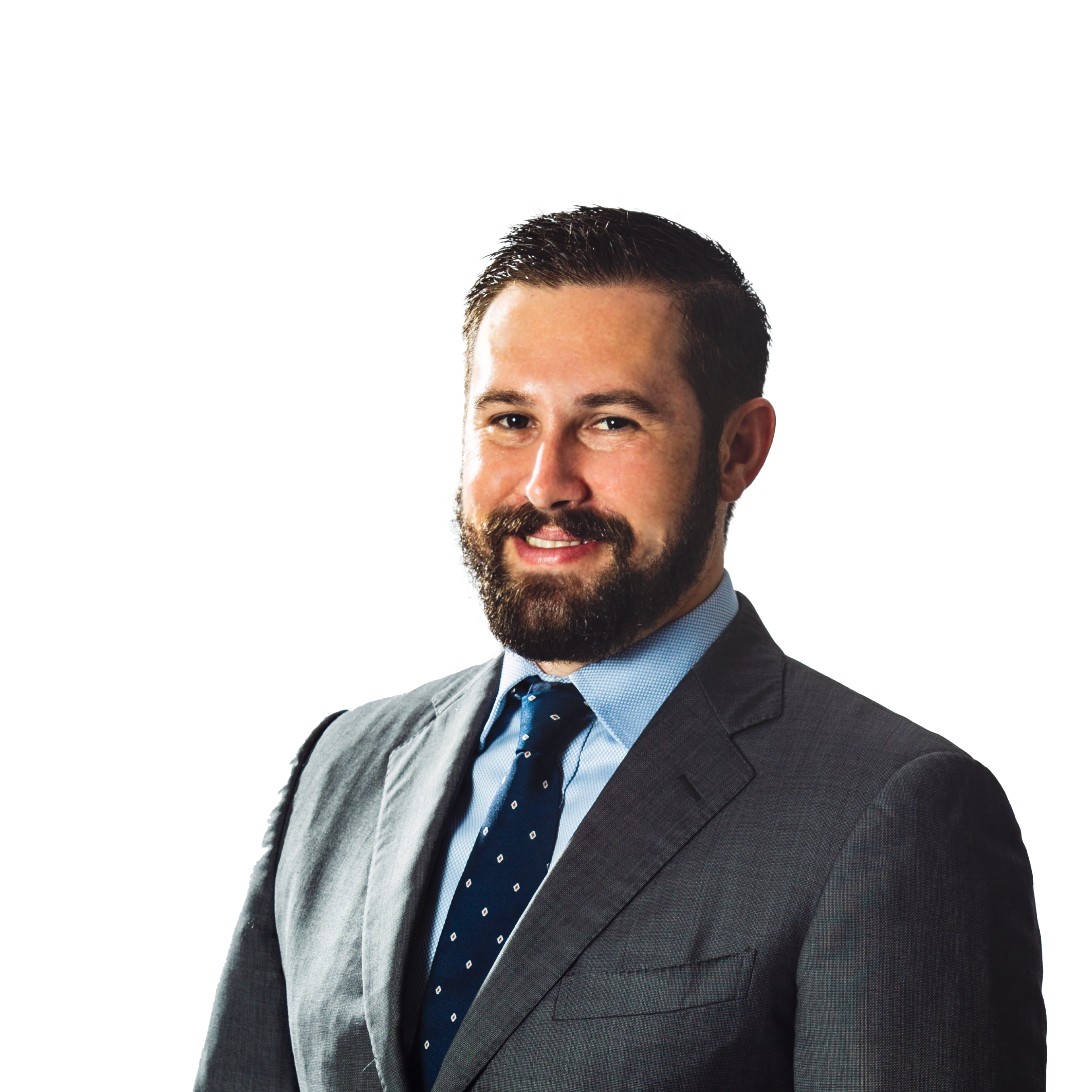 headshot of Christopher Pettus in a suit