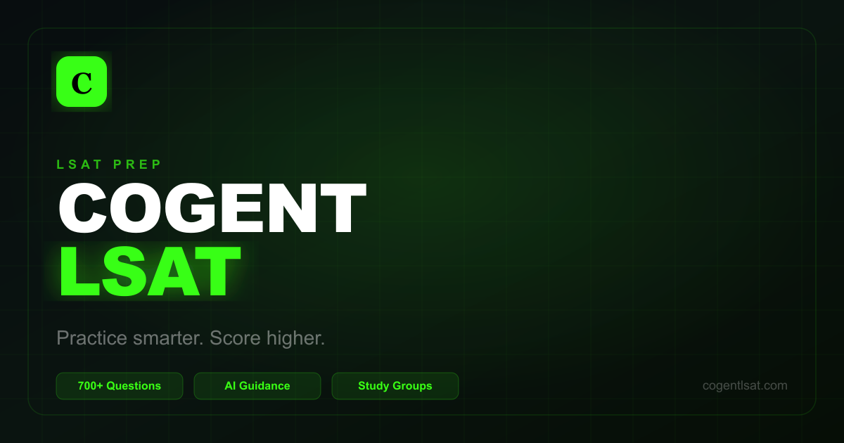 CogentLSAT - Smarter LSAT Prep
